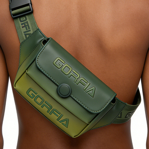 Custom Unisex <b>Designer</b> Waist Bag Adjustable Strap Pu Leather Wallet Factory Wholesale - Product Image 4