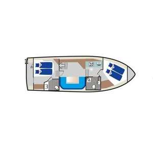 Housse de bateau Pedro Skiron 35 Premium pour bateau à moteur de type trawler de 90 CV, dimensions 10,60 x 3,50 m, protection optimale des embarcations - Product Image 6