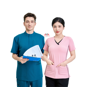 Blouses médicales élégantes pour femmes/hommes, tenues de travail pour dentistes, combinaisons pour médecins/infirmières - Product Image 1