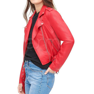 Wholesale Breathable Outdoor Use Winter <b>Jacket</b> Top Selling Cheap Price <b>Lightweight</b> <b>Women</b> Leather <b>Jacket</b> - Product Image 5