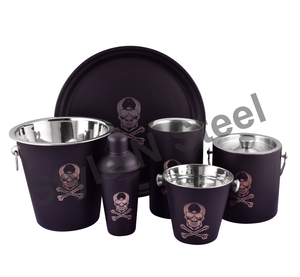 Stainless Steel Premium 6-piece <b>bar</b> Set with <b>Outside</b> Etching and Stylish Classic Design Designed <b>Bar</b> Set - Product Image 2
