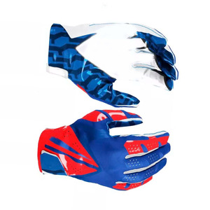 Gants de football américain pour jeunes les plus vendus pour adultes, gants de receveur hautement souples, respirants, paume collante, poignées directes - Product Image 1