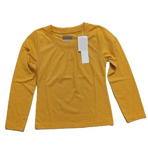 Camiseta de manga larga para niñas de alta calidad hecha en Bangladesh con tela de algodón y camiseta de Color sólido precio al por mayor - Product Image 1
