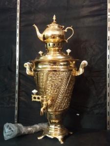 Samovar-cobre niquelado, 3Lt - Product Image 4