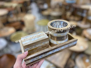 ชุดเครื่องเขียนไม้สำหรับศาสนารอมฎอนชุดของขวัญเครื่องเขียนสำหรับตกแต่งบ้านจากอินเดีย - Product Image 2