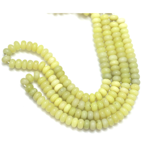 Cuentas Redondas de Jade Limón: Piedra Preciosa Lisa AAA, 7-8 mm - Product Image 3