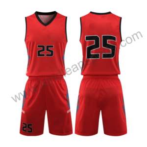 Ensembles d'uniformes de basket-ball réversibles sur mesure Sublimation courte double couche avec option de taille plus pour les ligues d'équipes de club - Product Image 5