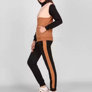Conjunto Deportivo de Dos Piezas con Capucha para Mujer, Estilo Urbano, Estampado, Moderno, Informal, para Comodidad Diaria - Product Image 3