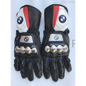 Gants en cuir de vachette Gants de moto Motocross Équipement de protection Gants de course avec logo personnalisé - Product Image 5