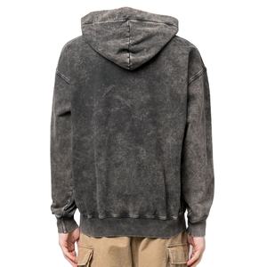 Sudadera con Capucha Estilo Vintage Lavada al Ácido, Sudadera Holgada Estilo Vintage Desgastada por el Sol, Corte Cuadrado Unisex para Hombre, Sudadera Básica - Product Image 3