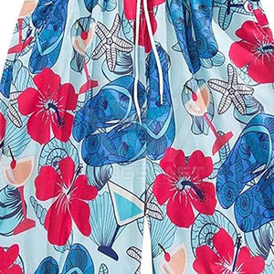 Pantalones cortos de sublimación de precio razonable de servicios OEM para hombres último estilo diseño personalizado Streetwear hombres pantalones cortos de sublimación - Product Image 4