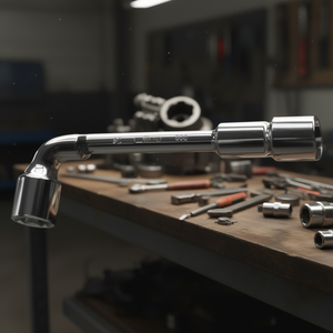 Chiavi a bussola esagonali doppie in cromo lucido - Product Image 3