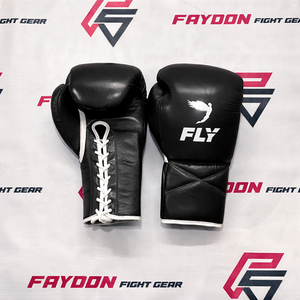 Guantes de Boxeo Profesionales de Piel de Vacuno Auténtica con Acolchado Cómodo FLY Naranja, Guantes de Combate Personalizados - Product Image 4