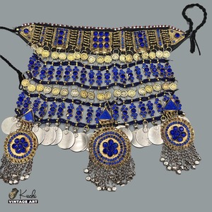 ลูกปัดทองแดงทำมือแบบดั้งเดิมของชนเผ่าอัฟกัน เครื่องประดับแฟชั่นวินเทจสำหรับงานปาร์ตี้สำหรับผู้หญิง ขายส่งทั่วโลก - Product Image 4