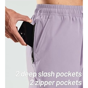 Pantalones cortos para hombre, ropa de verano de alta calidad, pantalones cortos de color sólido con logotipo personalizado para hombre, secado rápido con diferentes diseños. - Product Image 4