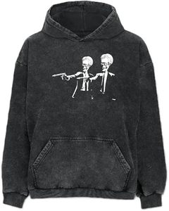 Fabricante de Sudaderas Extra Grandes con Lavado Ácido, Sudadera Personalizada en Blanco OEM, Sudadera 100% Algodón de Alta Calidad, Sudadera Vintage Lavada de Gran Peso - Product Image 1