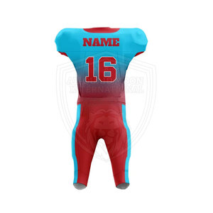 Uniforme de football américain de taille adulte de quantité minimale de commande basse Uniforme de football américain d'équipe de haute qualité en stock - Product Image 3