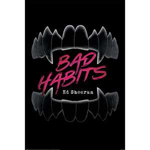 Affiche sur toile de style moderne Ed Sheeran 'Bad Habits' pour utilisation murale - Product Image 4