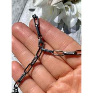 Collier Cheval en Or Blanc Joe Paul Kingman avec Turquoise, Argent Sterling, Sertissage à la Cannelure Réglable, Plaqué Rhodium, Forme d'Animal en Boîte - Product Image 5