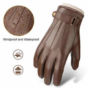 Guantes de piel de oveja genuina para hombre Guantes de moda 2024 asequibles de calidad premium de Pakistán - Product Image 3