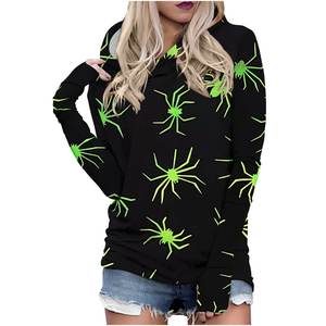 Sudadera con Capucha Extra Grande Informal para Mujer, Sudadera Deportiva de Forro Polar, Sudadera con Estampado Gráfico Personalizado, Sudadera de Invierno con Logotipo Frontal OEM - Product Image 1