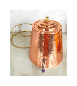 Distributeur d'eau en cuivre martelé pour vos portions de boissons à la maison et au bureau et le cuivre a ses propres avantages naturels pour vous - Product Image 5