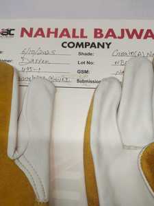 ถุงมือนิรภัยหนังวัวคุณภาพสูง, ถุงมือทำงานเชื่อมยาวป้องกันการบาดกันแรงกระแทกสำหรับงานก่อสร้าง - Product Image 4