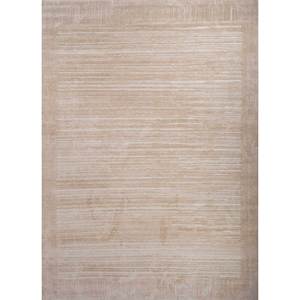 พรมไหมขนสัตว์ถักมือสีไอวอรี่ รุ่น Azalea สีพื้น รูปทรงสี่เหลี่ยมผืนผ้า สำหรับบ้าน รถยนต์ ห้องนั่งเล่น ทางเดิน-รุ่น AIWS-3008 - Product Image 1