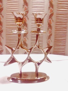 Candelabro de Metal israelí de 7 cabezas con Menorah dorada de aleación de Zinc, candelabro judío Hanukkah para Navidad, decoración del Festival del judaísmo - Product Image 2