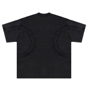 Wholesale Custom OEM Manufacturer Customized <b>Patchwork</b> Short Sleeve Custom T <b>Shirts</b> Casual Plus Size Men's T <b>Shirt</b> - Product Image 5