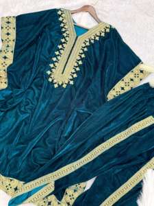 Kaftan de diseñador más vendido de alta demanda con Dhoti Salwar para mujeres disponible a precio mayorista de exportador indio - Product Image 4