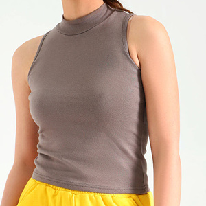 Camisetas sin mangas holgadas personalizadas al por mayor para mujer, camisetas informales sin mangas de verano de talla grande, camisetas cómodas y ligeras con cuello redondo 2025 - Product Image 1