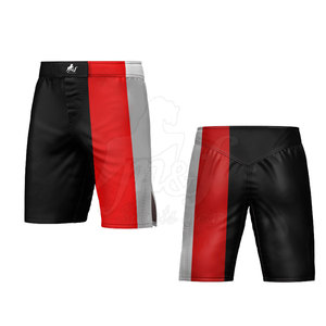 Short d'entraînement de MMA personnalisé pour hommes avec ceinture sécurisée à double fermeture pour les arts martiaux - Product Image 1