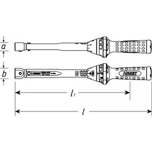 Hazet <b>Plug</b>-and-<b>Socket</b> Connection Torque Wrench - Product Image 2