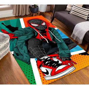 Alfombra Estampada de Spiderman - Alfombra para Habitación de Niños, Alfombra Infantil, Alfombra Decorativa, Alfombra Suave con Pelo Largo - Product Image 2