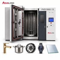 Machine de revêtement sous vide AsiaLink PVD avec moteur et pompe PLC pour le revêtement dur des outils de coupe et des moules