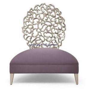 Meubles de salon chaises de luxe qualité métal brillant chaise en aluminium poli pour vente en gros accessoires de meubles chaises - Product Image 6