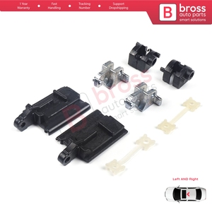 ชุดซ่อมรางเลื่อนหลังคาซันรูฟ BSR531+BSR532 พร้อมคันโยกและบานพับ 8 ชิ้น ซ้าย-ขวา สำหรับรถยนต์ซีรีส์ 3 รุ่น E36 E46 และซีรีส์ 7 รุ่น E38 รหัสอะไหล่ 54128119747 - Product Image 4