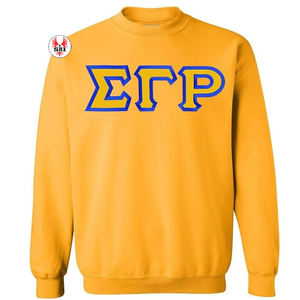 Sigma Gamma personnalisé sororité chapitre Streetwear pull sweat brodé solide Logo sur le devant pour traverser l'année en été - Product Image 1