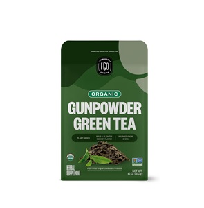 Té Verde Orgánico FGO Gunpowder, Hojas Sueltas, Bolsa Reutilizable de 16oz - Product Image 1