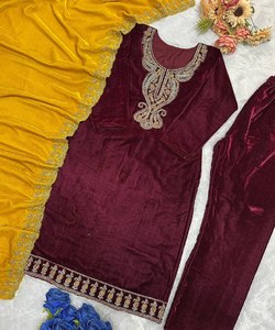 DESIGNER PARTY WEAR <b>TOP</b> AND PLAZO WITH FANCY DUPPATA - Product Image 6