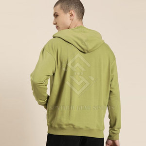 Sweat à capuche d'hiver personnalisé pour homme 2025, imprimé, uni, décontracté, écologique, respirant, en coton/polyester, en molleton - Product Image 5