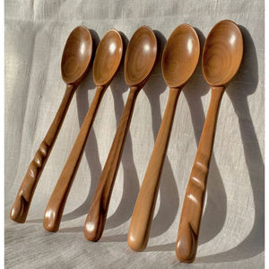 Ensemble de couverts en bois naturel certifié FSC, couverts jetables durables pour l'hôtellerie, la restauration, les fêtes et les événements en plein air - Product Image 3