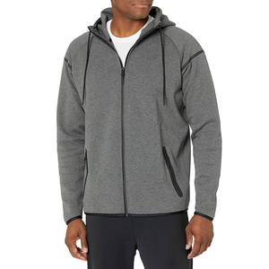 Nouveaux hommes hiver bases coton mélangé porter des sweats à capuche décontractés couleur personnalisée décontracté sweats à capuche à fermeture éclair vêtements de mode sweats à capuche coupe ajustée - Product Image 1