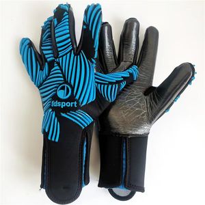 Gants de gardien de but en cuir de haute qualité personnalisables, imperméables, avec grip en latex, ajustement personnalisé, utilisation en extérieur, sangle de poignet réglable - Product Image 1
