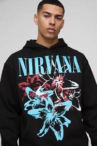 Sweat-shirt pour homme surdimensionné imprimé numérique, brodé, motifs personnalisés, hiver 2025, fermeture à capuche, respirant, lourd - Product Image 3