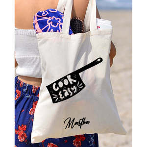 Sacs en coton Cook Easy Design - Sacs fourre-tout pour boulangerie - Product Image 3