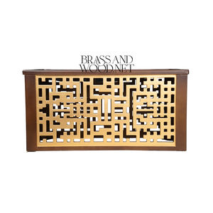 Mesa de Centro Geométrica Moderna con Diseño Artístico de Metal Recortado y Estilo Contemporáneo Decorativo para Espacios de Vida de Lujo - Product Image 5