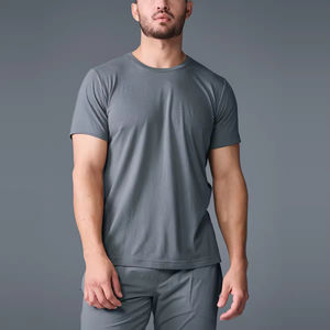 เสื้อวิ่งออกกำลังกายผู้ชายเสื้อกีฬาแขนสั้นออกกำลังกายเสื้อยืดกันความชื้น - Product Image 1