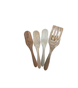 Meilleure vente 17cm cuillère en bois faite à la main écologique durable outils de cuisine couverts ustensiles de cuisine pour cadeaux - Product Image 3
